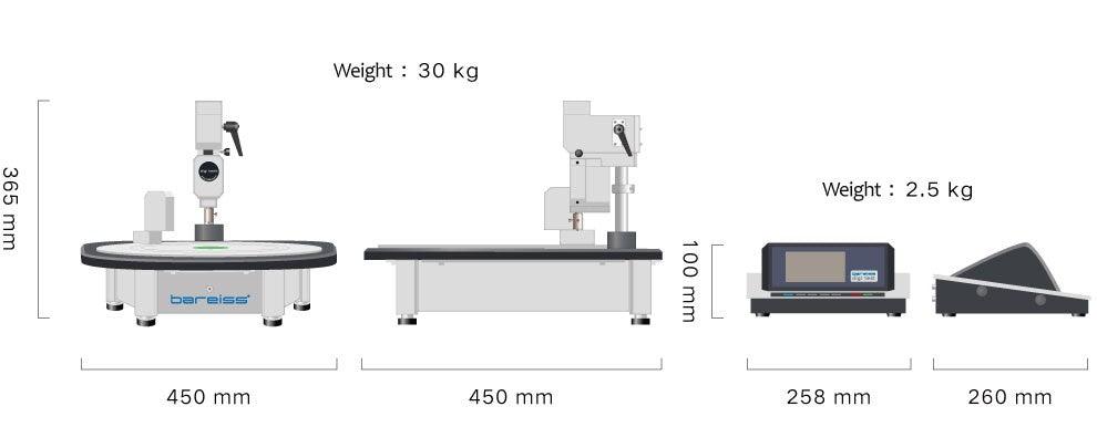 BaRotation – Automatic O-ring Hardness and Thickness Tester