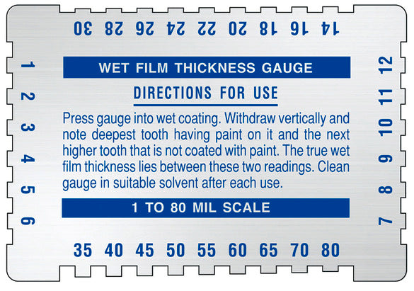 Dual Scale Comb, Aluminum