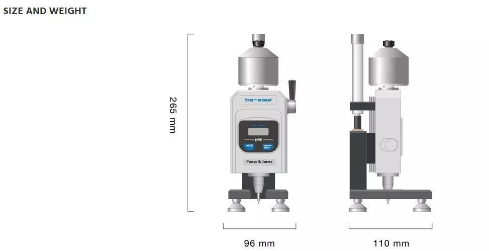 HPE II – PUSEY & JONES TESTER | Rubber Roller Hardness Tester